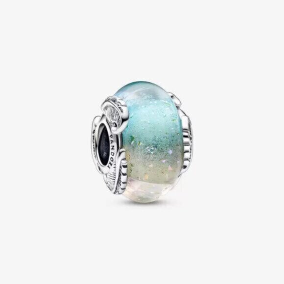 Pandora Jewelry - Pandora Multicolour Murano Glass & Curved Feather Charm